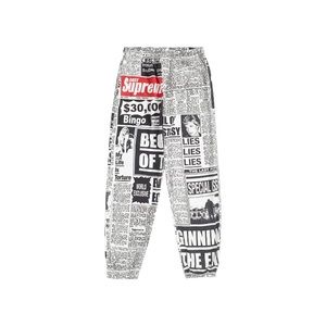 Supreme Newsprint pants